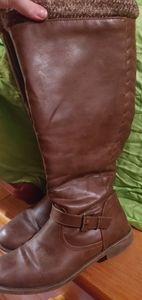 Tall brown boots